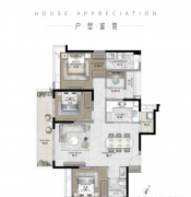 奢华从卧套配备超70°转角飘窗